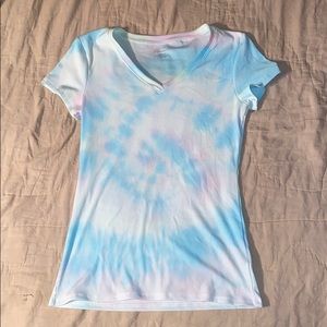 LCotton Candy Tie Dye Ribbed T Shirt